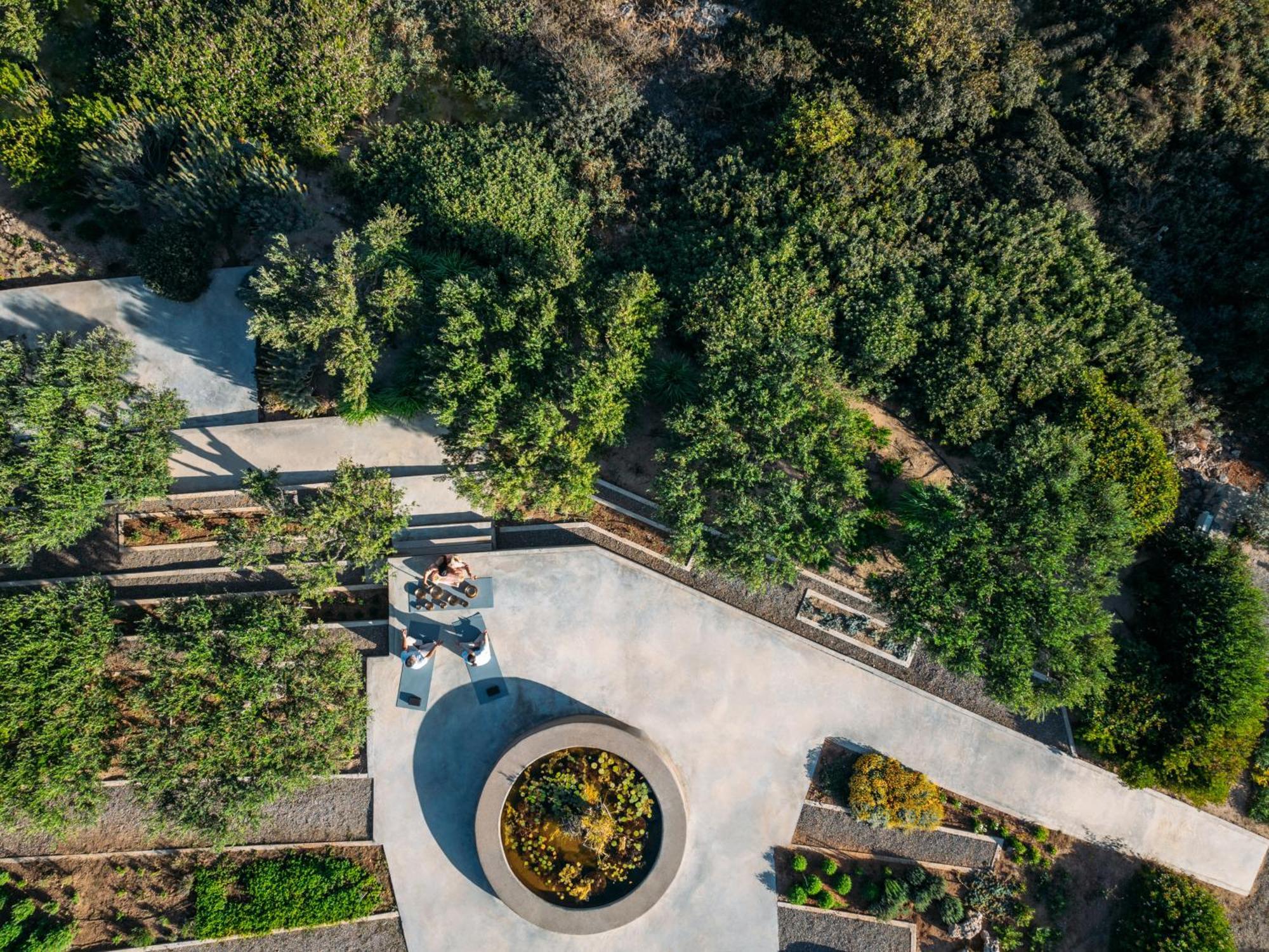 Minos Palace Resort - Adults Only Agios Nikolaos  Exterior photo Aerial view of the memorial